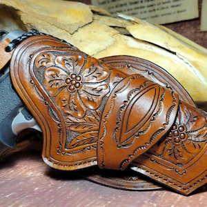 3:10 to Yuma, Handmade, Leather 1911 Hand of God Holster, .45 Western, Cowboy