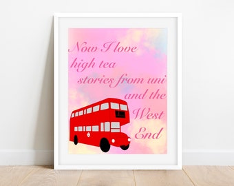 London Boy Taylor Swift Impresión digital DESCARGA INSTANTÁNEA