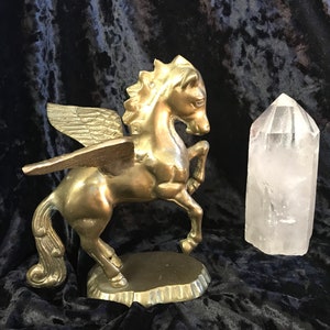 Brass Pegasus Statuette