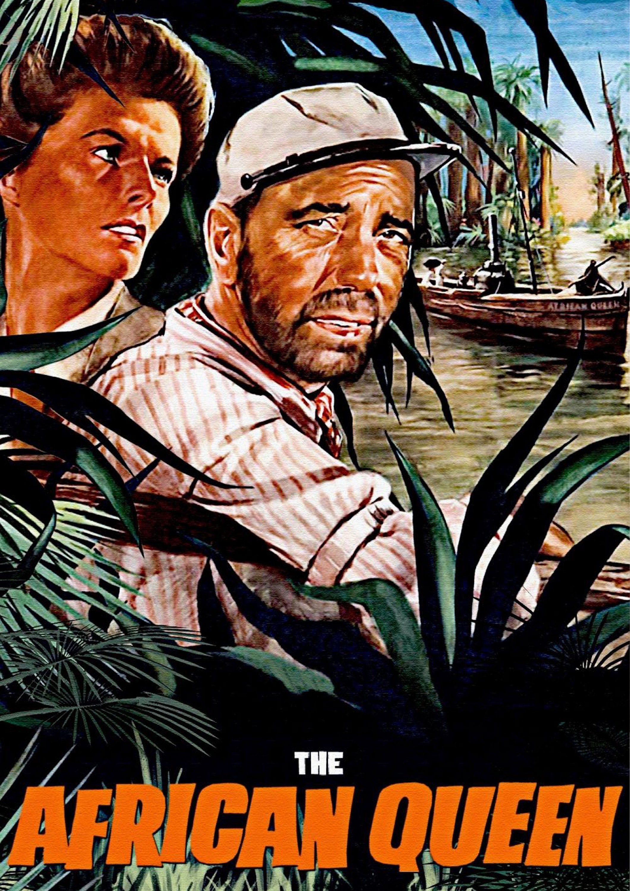 The African Queen (1951) Poster British-american Adventure Film