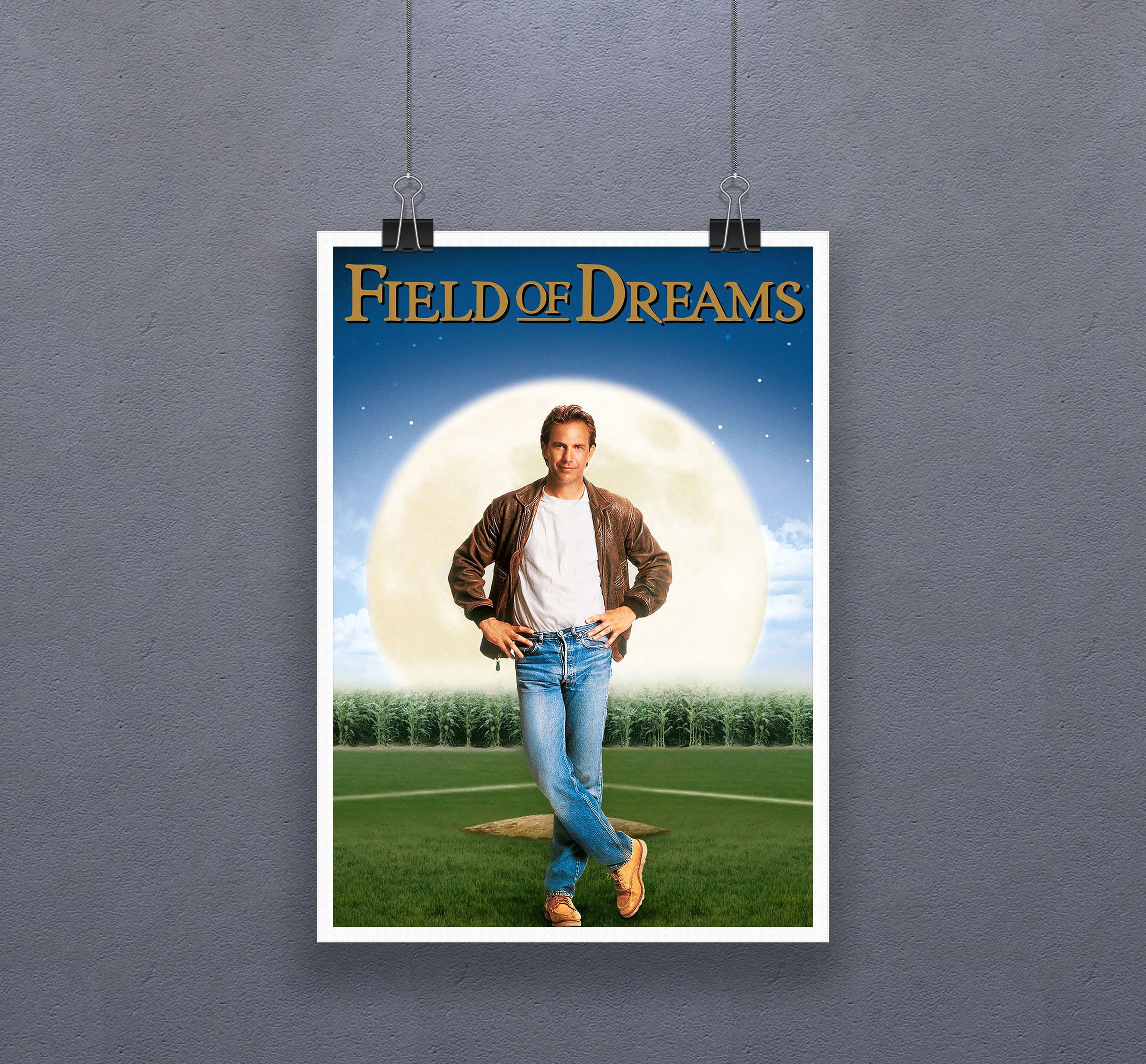 Field of Dreams (1989) Poster American Sports Fantasy Drama Film Kevin  Costner Amy Madigan Jones Ray Liotta Movie Print Art Gift