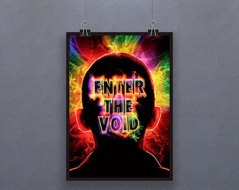Enter the Void (2009) Poster English-language experimental drama art film Decor Art Nathaniel Brown Paz de la Huerta Gift