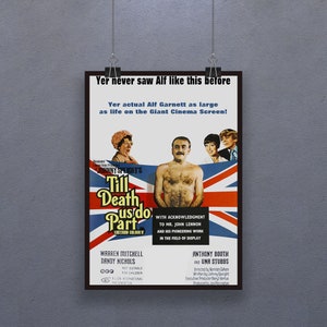 Till Death Us Do Part 1965-1975 Poster British Sitcom Wall Decor Warren Mitchell Dandy Nichols Una Stubbs Anthony Booth Print Gift image 1