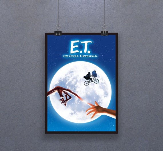 E.T. the Extra-terrestrial (1982) Poster Steven Spielberg Film