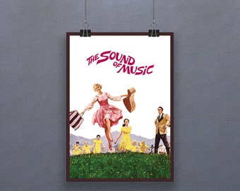 The Sound of Music (1965) Poster American Musical Drama Film Wall
