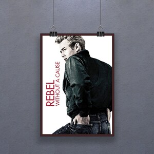 Rebel Without a Cause (1955) poster Amerikaanse dramafilm muurdecoratie James Dean Natalie Wood Art cadeau