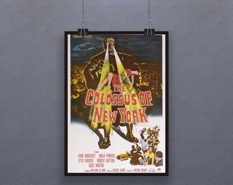 The Colossus of New York (1948) Affiche en noir et blanc science-fiction Film Wall Ross Martin Otto Kruger John Baragrey Art Gift