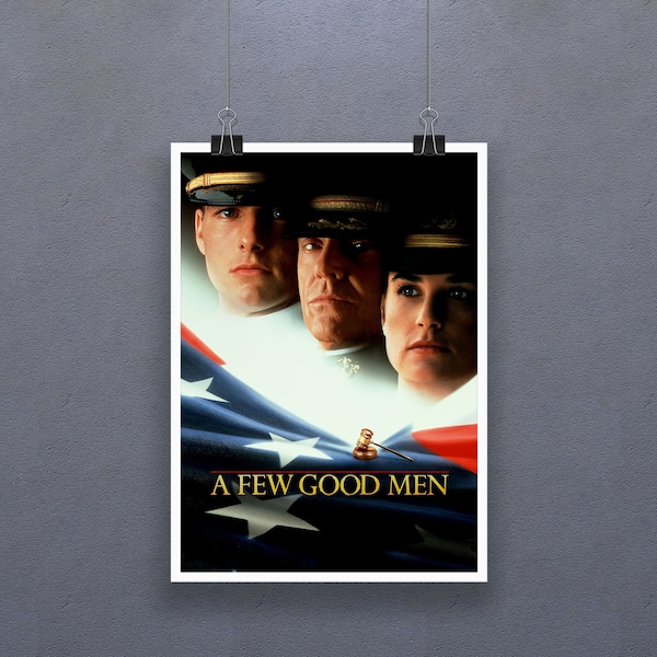 A Few Good Men (1992) Poster American Legal Drama Movie Print Art  Gift