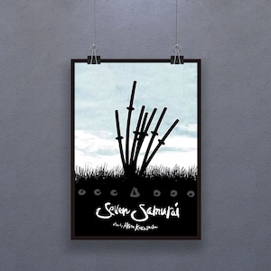 Sieben Samurai (1954) Poster japanische epische Samurai Drama Film Dekor Kunst Toshiro Mifune Takashi Shimura Geschenk