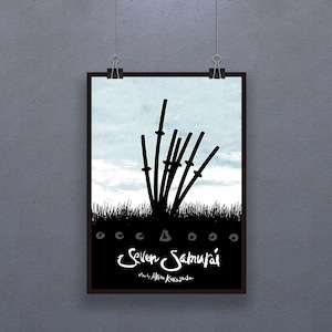 Seven Samurai (1954) Poster Japanese epic samurai drama film Decor Art Toshiro Mifune Takashi Shimura Gift