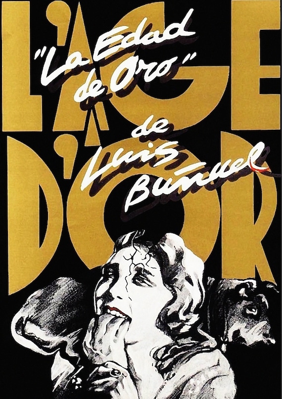 L'Âge D'or (1930) Poster the Golden Age or Age of Gold French