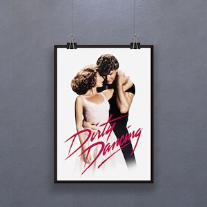 Dirty Dancing (1987) Poster American romantic drama dance film Decor Art Patrick Swayze Jennifer Grey Gift