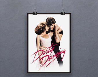 Dirty Dancing (1987) Poster American romantic drama dance film Decor Art Patrick Swayze Jennifer Grey Gift