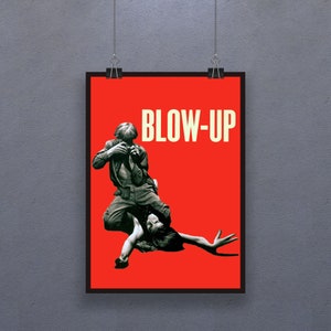 Blowup (1966) Poster Blow-up Blow Up Mystery thriller film Decor Art David Hemmings Vanessa Redgrave Sarah Miles Poster Gift