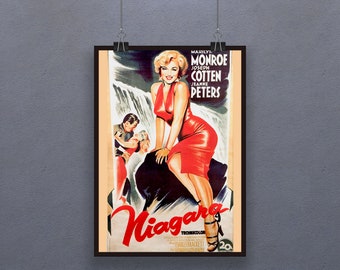 ナイアガラ (1953) マリリン モンロー カルト映画ポスター復刻版 ナイアガラ (1953) マリリン モンロー カルト映画ポスター復刻版