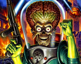 マーズ・アタック! (1996) ポスター コミック SF 映画 ティム