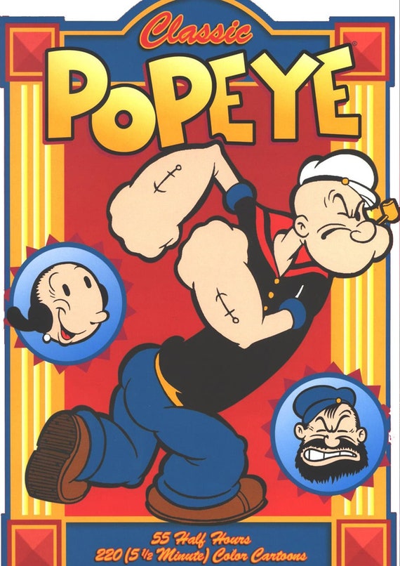 ポパイ クラシック ポスター 漫画 映画 コミック ストリップ