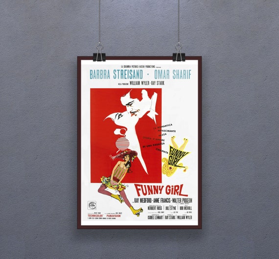 ファニー・ガール（1968）ポスター 伝記 ミュージカル コメディドラマ 