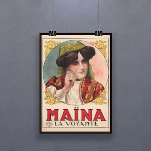 Ma'na La Voyante / Maina the Clairvoyant Poster Friends Show Decor Serie de TV Amigos Art Monica Apartamento Poster Regalo