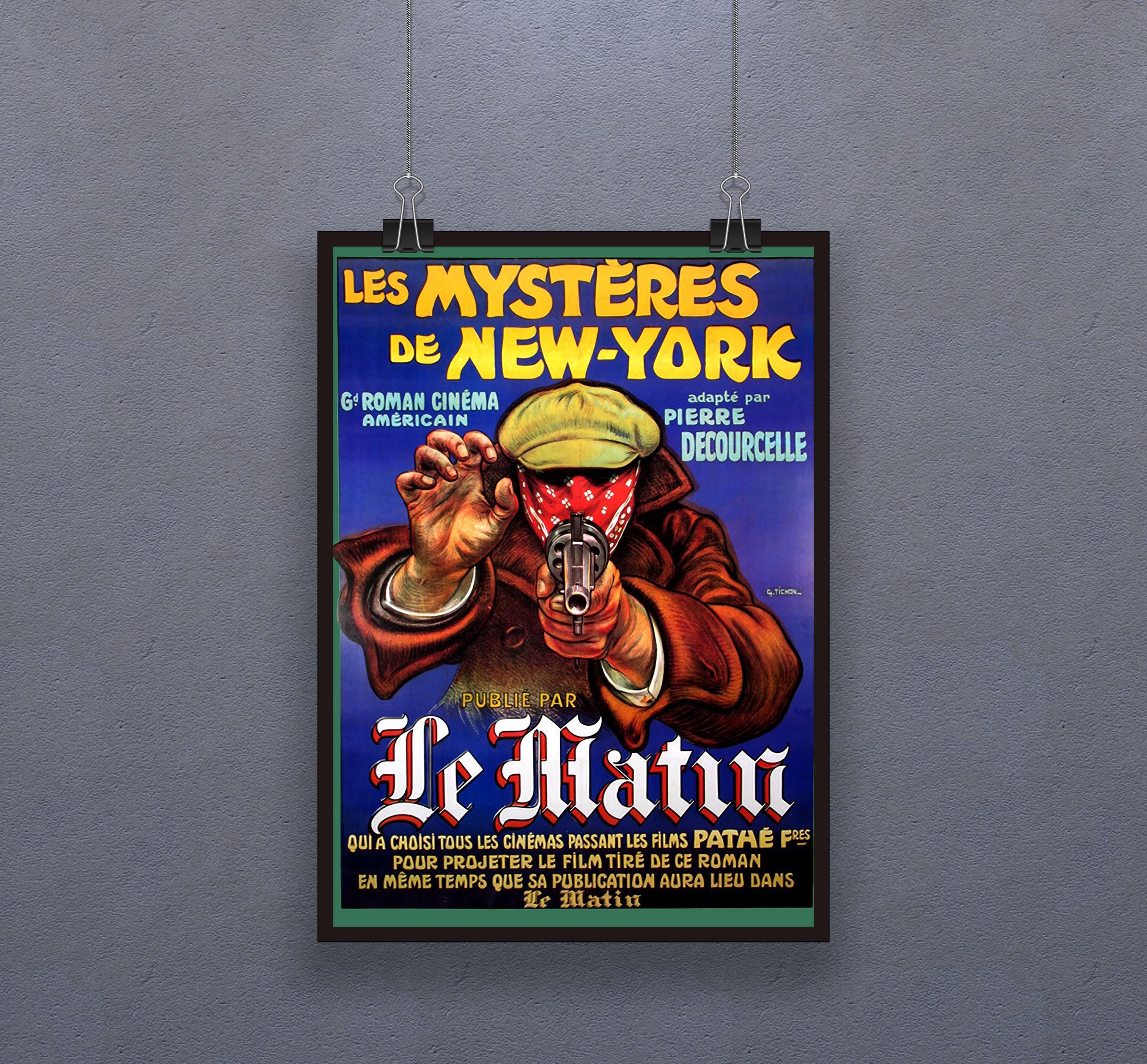 Les Mysteres De New-york Poster Friends Show Decor TV Series