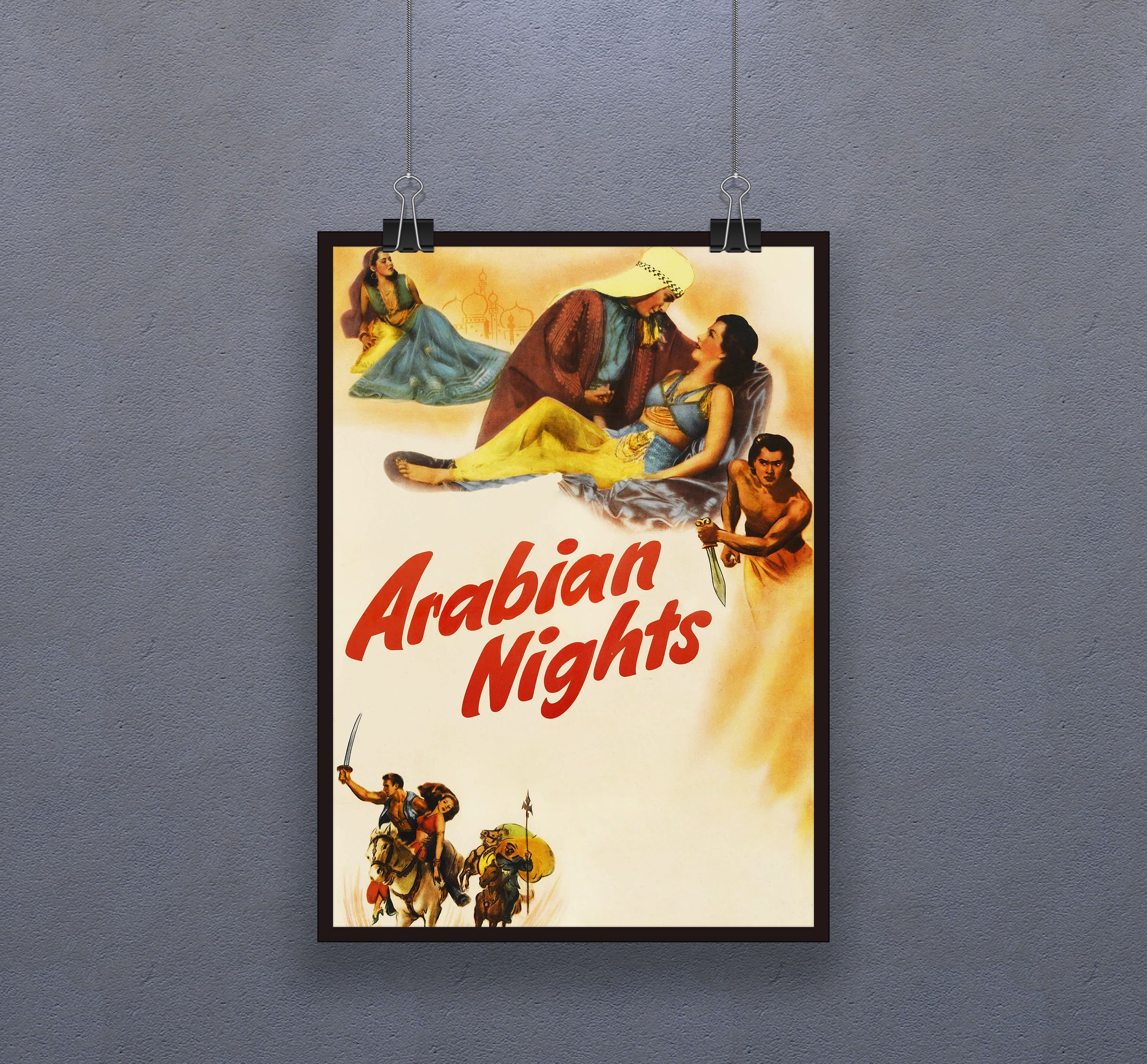 Arabische Nächte (1942) Poster Abenteuer Film Wand Dekor Retro Kino Druck  Sabu Jon Hall Maria Montez Kunst Geschenk - Etsy Österreich, image size:2652x2461