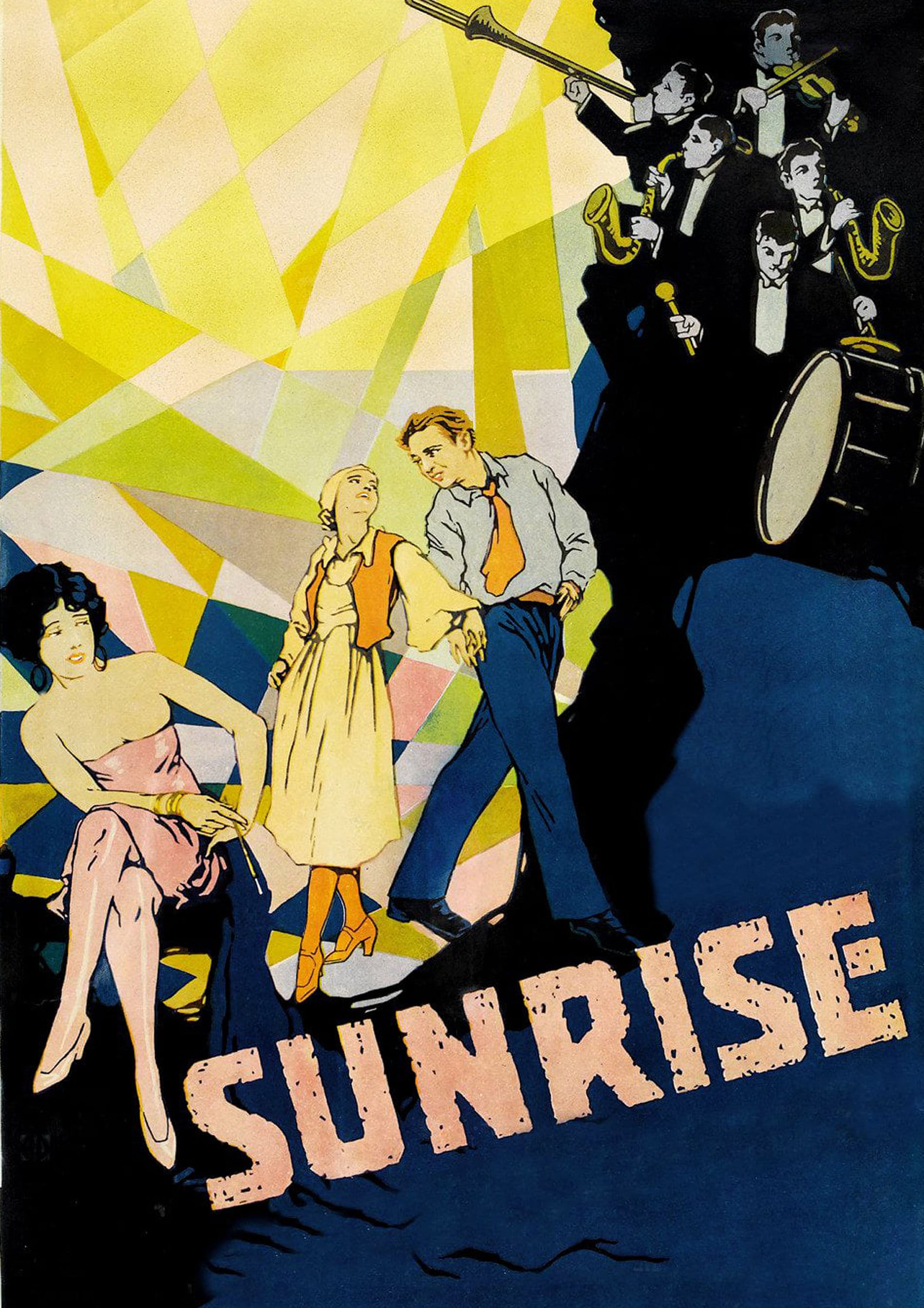 Sunrise: A Song of Two Humans (1927) Poster American Silent