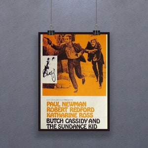 Butch Cassidy and the Sundance Kid (1969) Poster American Western film Decor Art Paul Newman Robert Redford Poster Gift