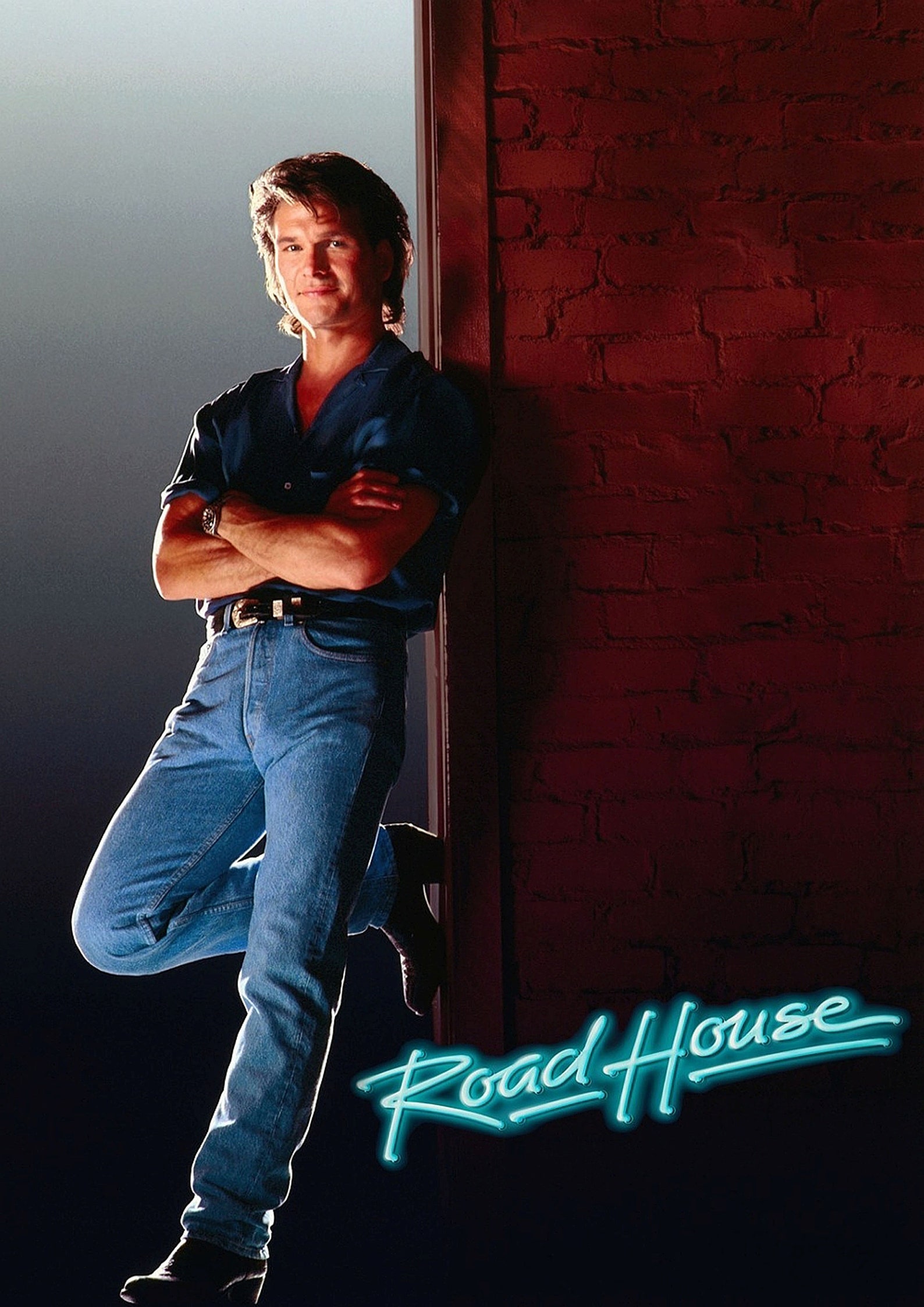 Road House 1989 Poster American Action Film Wall Decor Retro Etsy