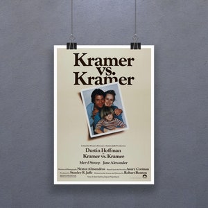 クレイマー、クレイマー (1979) ポスター アメリカの法廷ドラマ映画 ダスティン・ホフマン メリル・ストリープ ジェーン・アレクサンダー 映画プリント アート ギフト