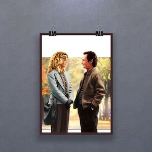 When Harry Met Sally... (1989) Poster American Romantic Comedy Film Billy Crystal  Meg Ryan Movie Print Art Gift