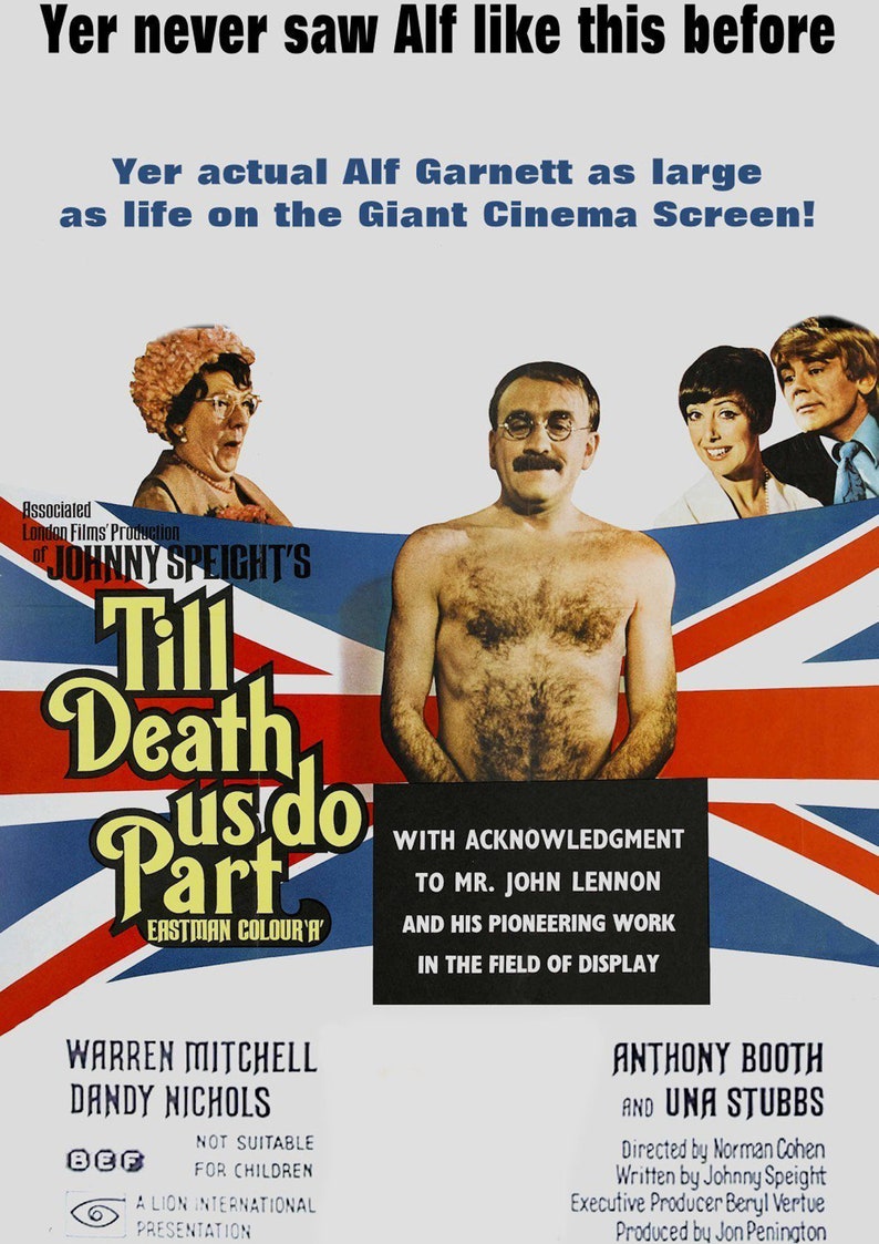 Till Death Us Do Part 1965-1975 Poster British Sitcom Wall Decor Warren Mitchell Dandy Nichols Una Stubbs Anthony Booth Print Gift image 2