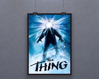 The Thing (1982) Poster American science fiction horror film Decor Art Kurt Russell Gift