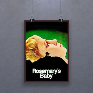Rosemary&#39;s Baby (1968) Poster American Psychological Horror Film Wall Decor Mia Farrow John Cassavetes Ruth Gordon Art Gift