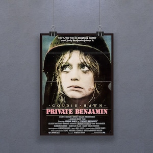 Private Benjamin (1980) Poster American comedy film Decor Goldie Hawn Eileen Brennan Armand Assante Art Gift