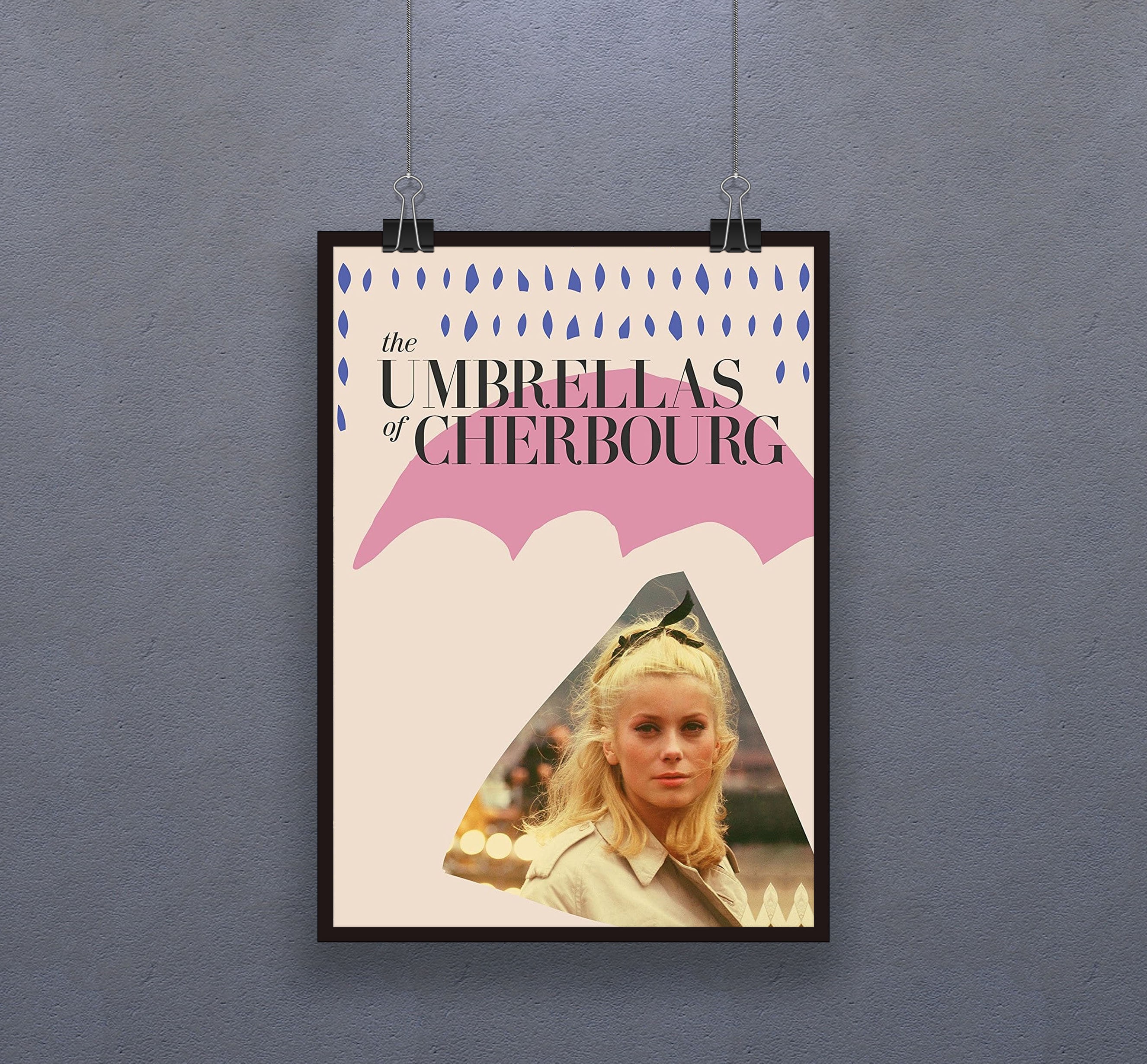 シェルブールの雨傘（1964年）ポスター Les Parapluies de