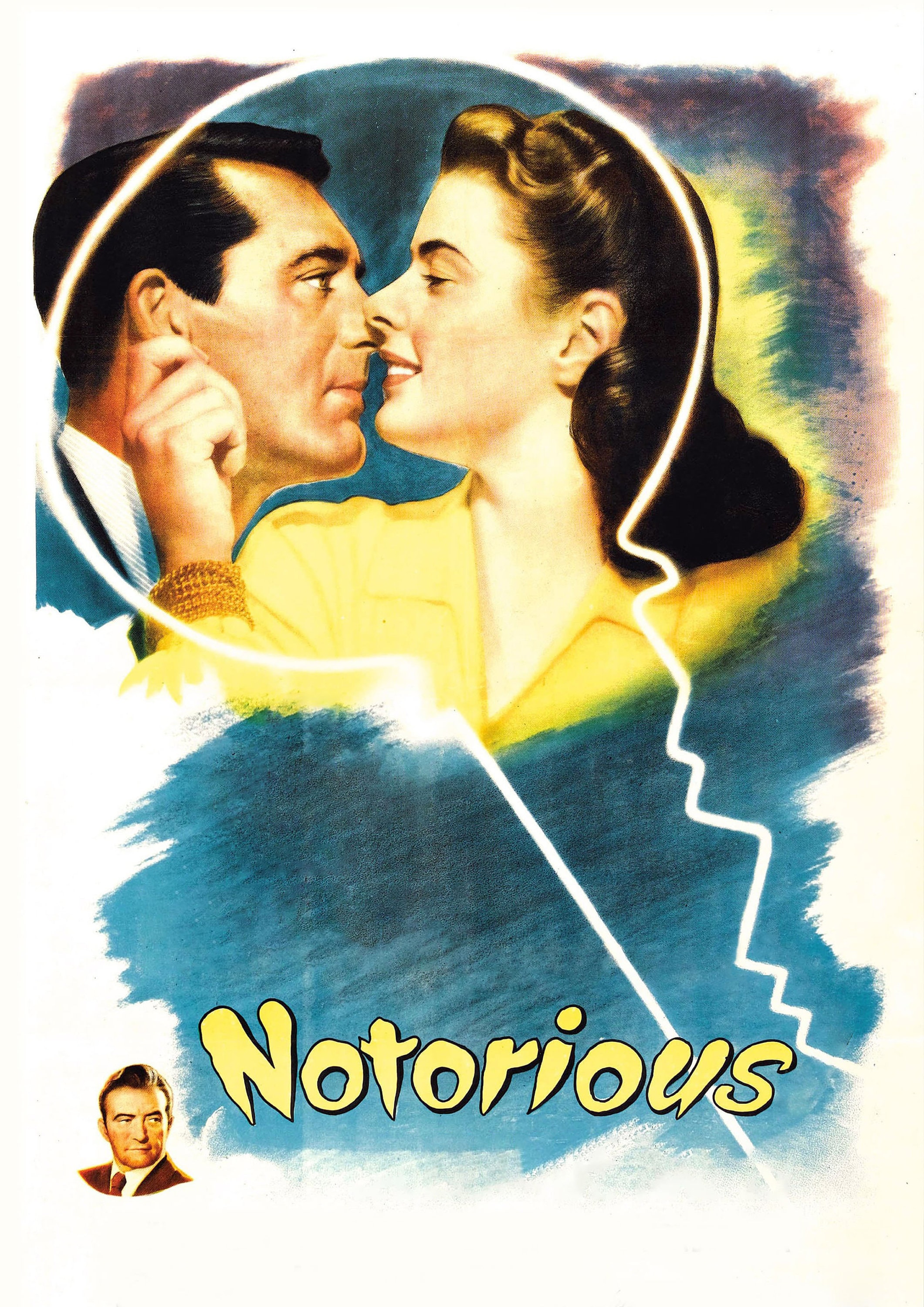 汚名 (1946) ポスター アメリカンスパイ フィルムノワール 壁飾り