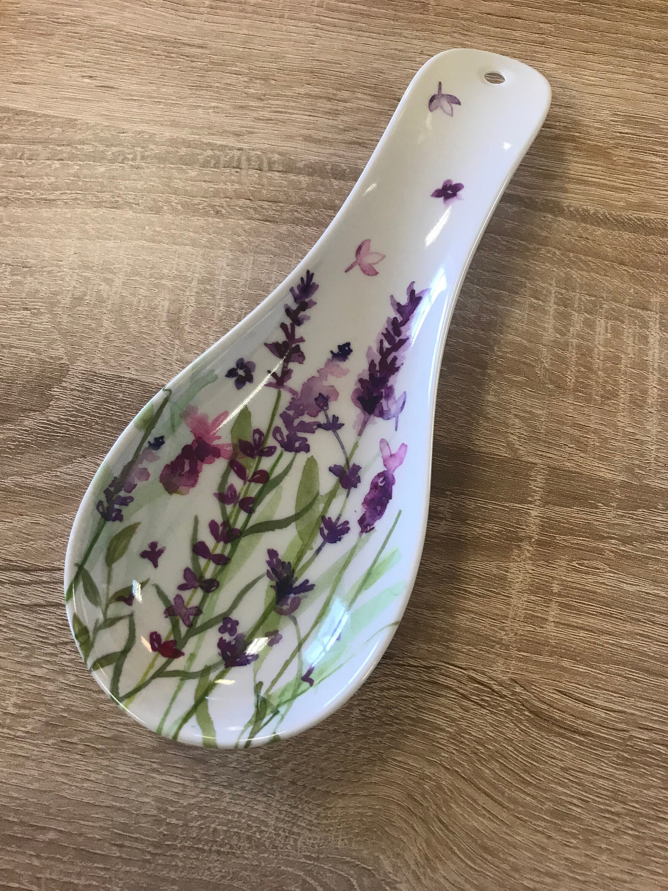 Lavender Spoon Rest Melamine Etsy UK