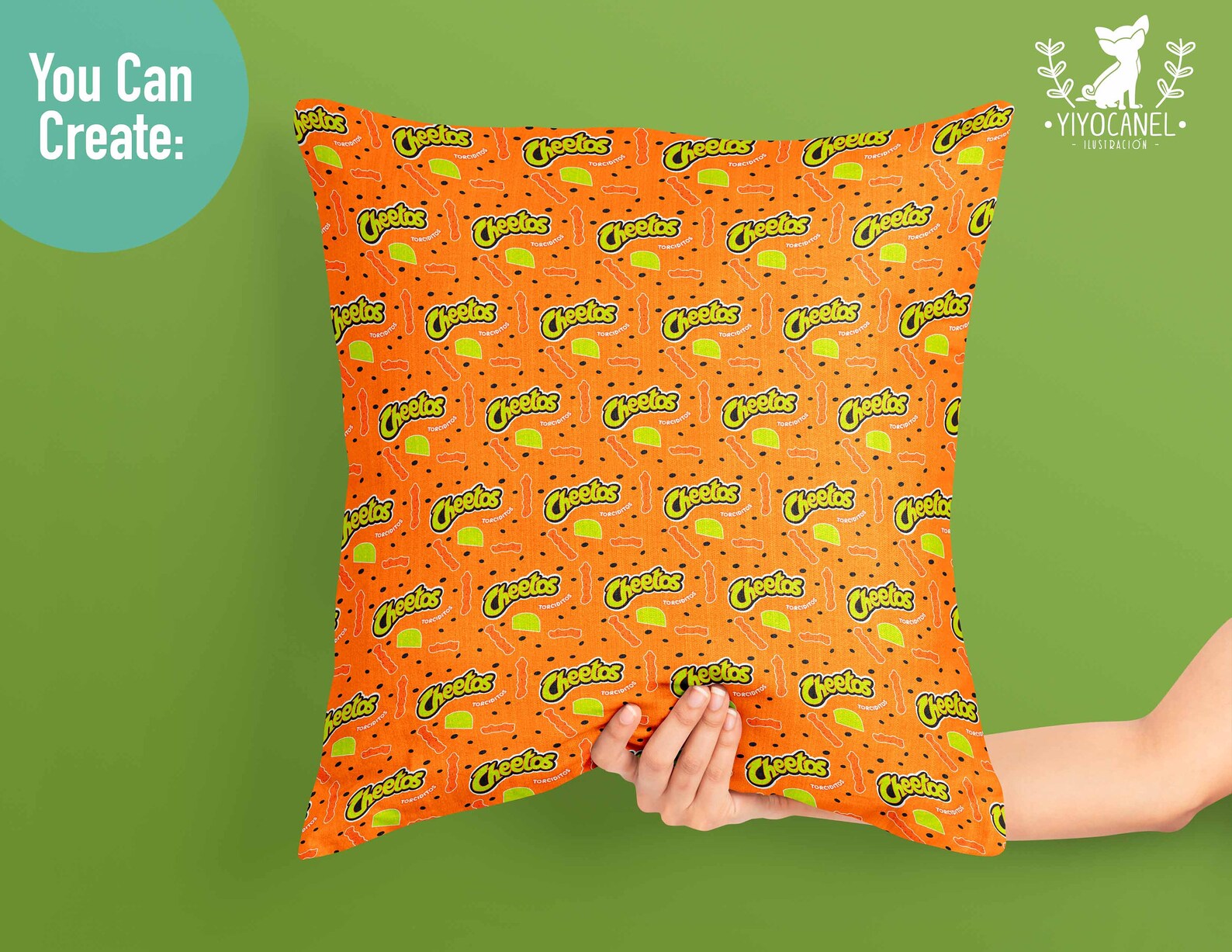 Cheetos Seamless Pattern, Mexico Digital Paper (commercial License) - Etsy