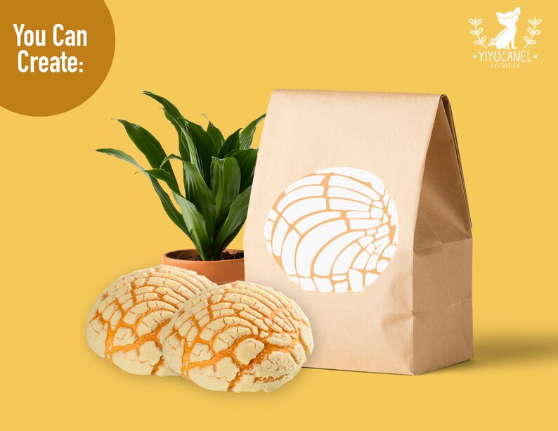 Concha SVG, Mexican Bread Clipart, Digital Papers (instant Download) - Etsy