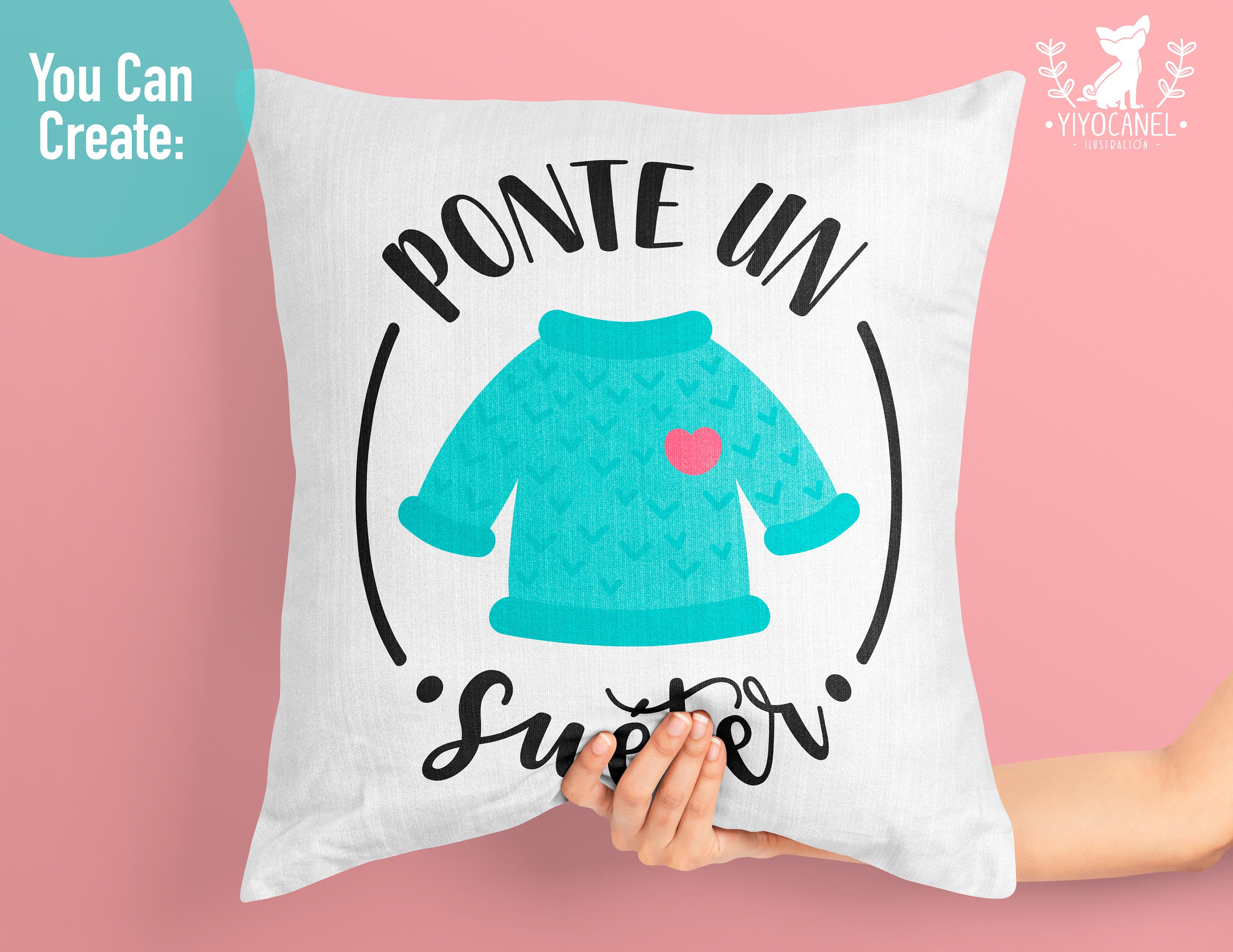 Ponte Un Sueter Svg Mothers Day Svg Mama Svg Mom Shirt Svg Etsy