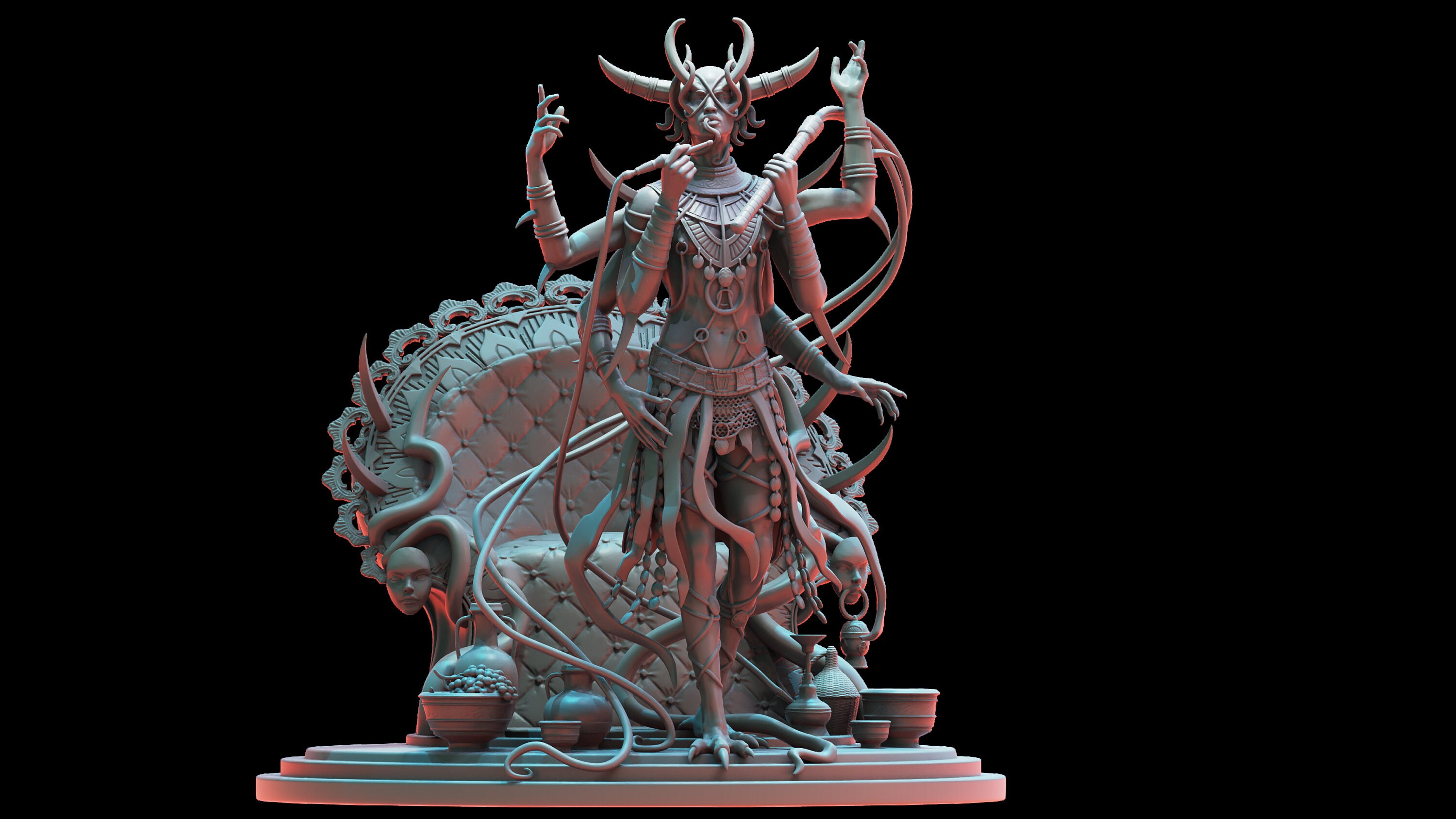 Gamazsh, the Undeniable, Daimos of Excess - Draco Studios / Lair
