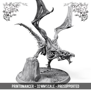 Undead Wyvern - Dragon Necromancer (Printomancer)