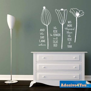 Wall Sticker Flowers Poppies Decoration Home Interior Design Adesivo4You