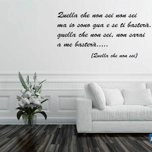 Etiqueta de la pared Lo que no eres Decoración del hogar Diseño de interiores Etiqueta de la pared 4You