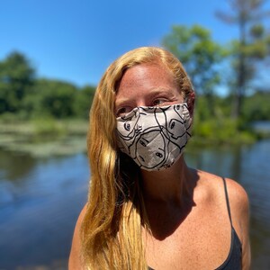 Feminine Faces Adjustable Cotton Face Mask