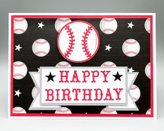 Karta baseballowa, karta sportowa z okazji urodzin, karta urodzinowa
