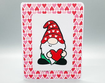 Karta miłosna Gnome, Karta miłosna, Karta walentynkowa, Karta ukochanej osoby, Karta Gnome, Karta romantyczna, Karta rocznicowa, Karta walentynkowa Gnome