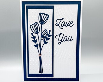 Karta „Kocham Cię”, Romantyczna karta, Karta miłosna, Karta rocznicowa, Karta narzeczeńska, Karta „Kocham Cię zawsze”, Karta walentynkowa, Karta kwiatowa