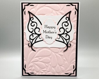 Butterfly Mother's Day Card, Happy Mother’s Day Card, Mother-in-law’s Card, Grandma’s Card, Sister Card, Sister-in-law Card, Card for Mom