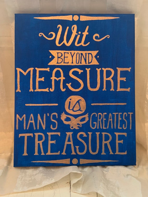 Wit beyond measure is man's greatest treasure “ _ Rowena Ravenclaw - Harry Potter and the order of t…